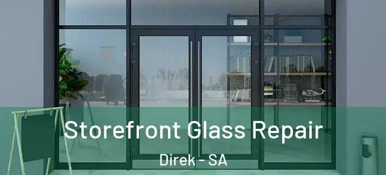 Storefront Glass Repair Direk - SA