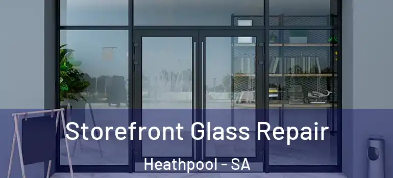 Storefront Glass Repair Heathpool - SA