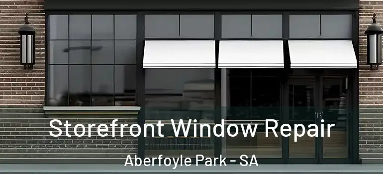Storefront Window Repair Aberfoyle Park - SA
