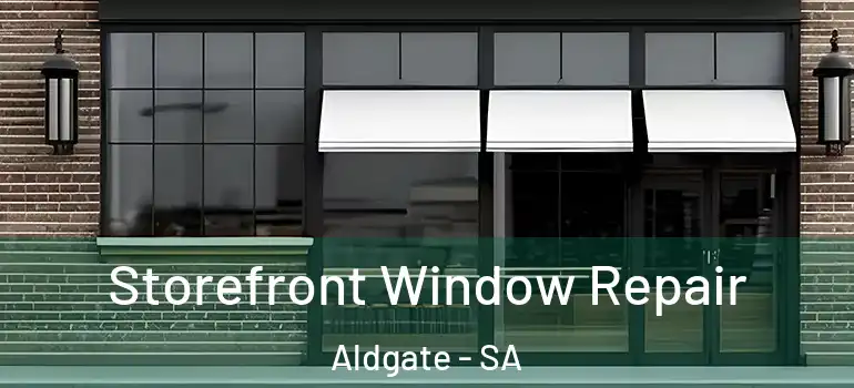 Storefront Window Repair Aldgate - SA
