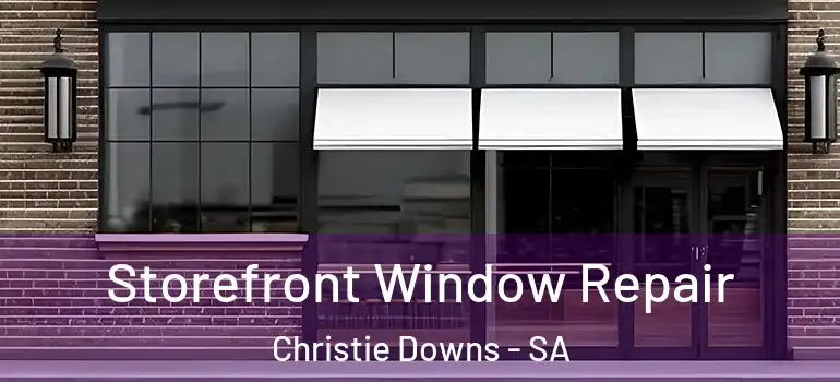 Storefront Window Repair Christie Downs - SA