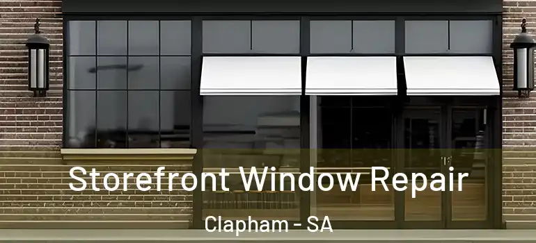 Storefront Window Repair Clapham - SA