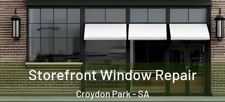 Storefront Window Repair Croydon Park - SA