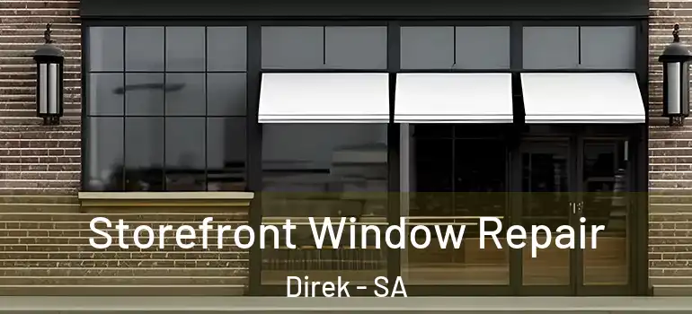 Storefront Window Repair Direk - SA