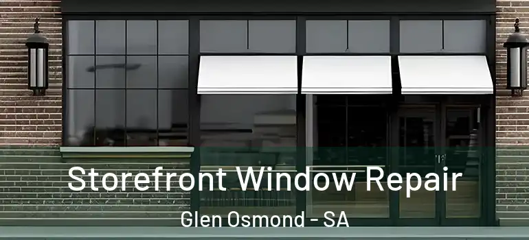 Storefront Window Repair Glen Osmond - SA