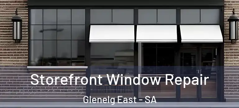 Storefront Window Repair Glenelg East - SA