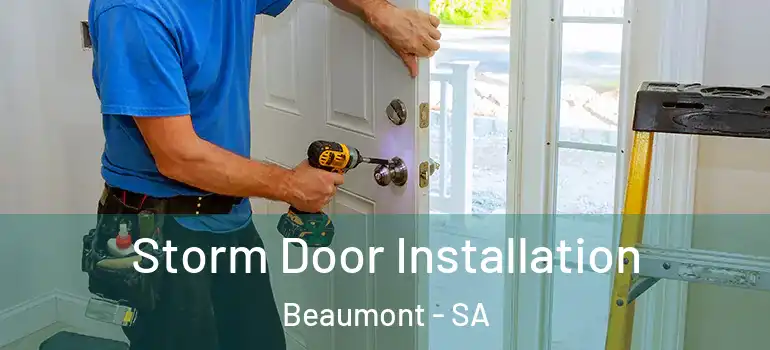 Storm Door Installation Beaumont - SA