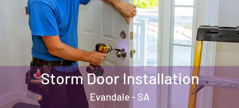 Storm Door Installation Evandale - SA