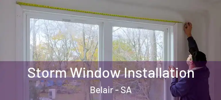 Storm Window Installation Belair - SA