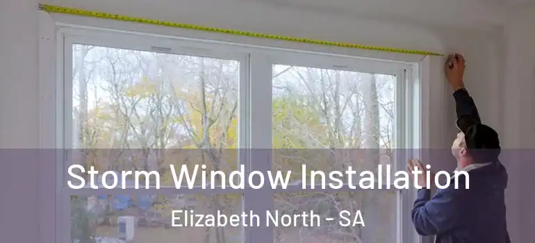 Storm Window Installation Elizabeth North - SA