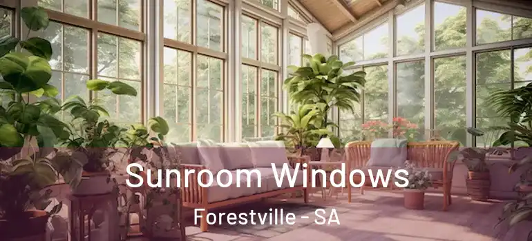 Sunroom Windows Forestville - SA