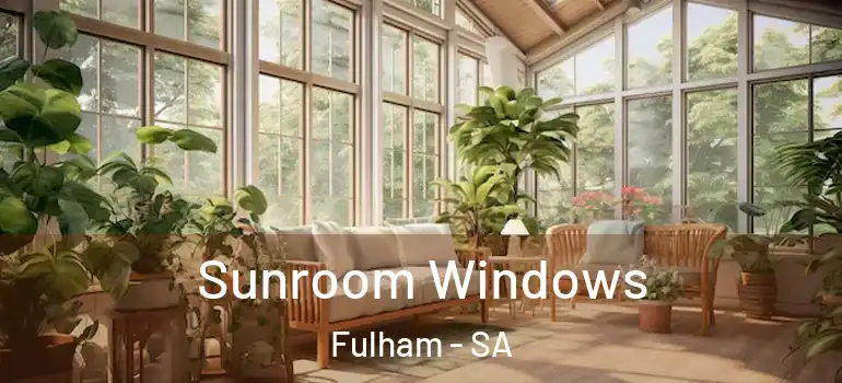 Sunroom Windows Fulham - SA
