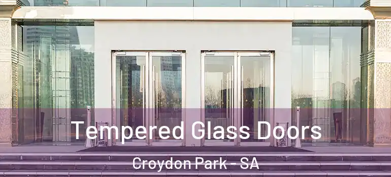 Tempered Glass Doors Croydon Park - SA