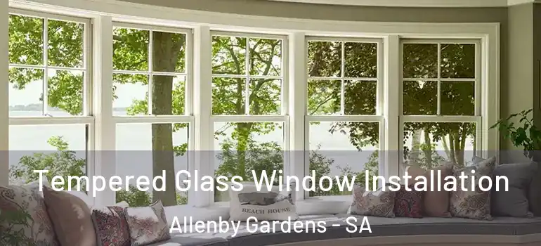 Tempered Glass Window Installation Allenby Gardens - SA