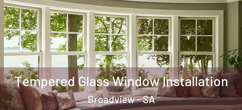 Tempered Glass Window Installation Broadview - SA