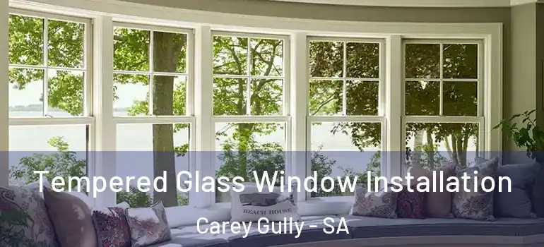 Tempered Glass Window Installation Carey Gully - SA