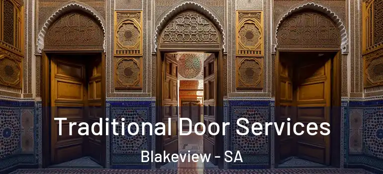 Traditional Door Services Blakeview - SA
