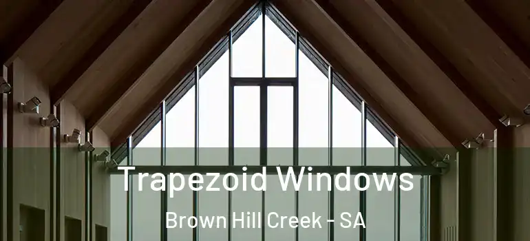 Trapezoid Windows Brown Hill Creek - SA