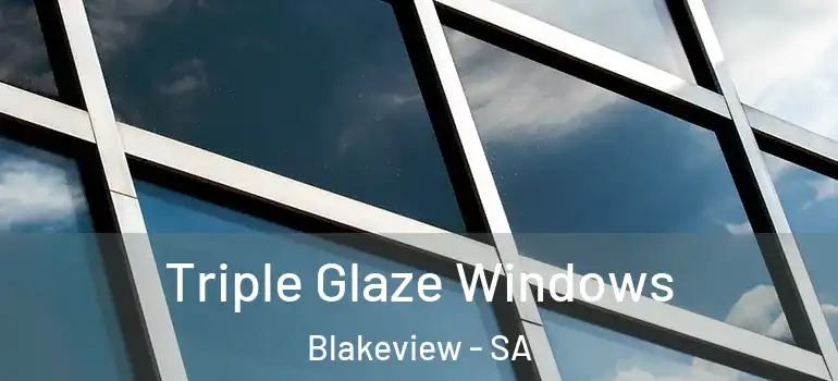  Triple Glaze Windows Blakeview - SA