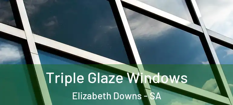 Triple Glaze Windows Elizabeth Downs - SA