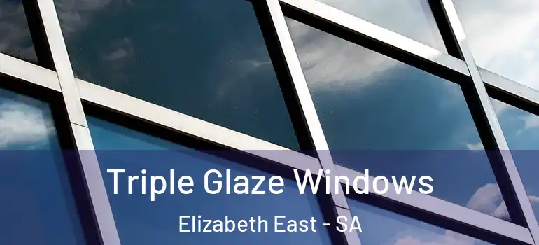 Triple Glaze Windows Elizabeth East - SA