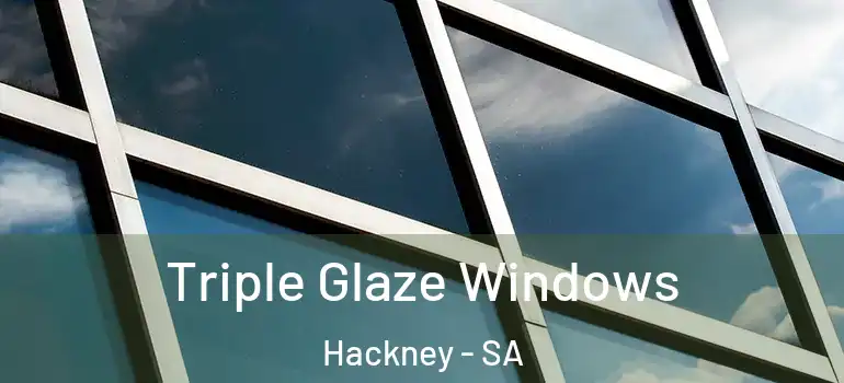 Triple Glaze Windows Hackney - SA