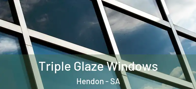 Triple Glaze Windows Hendon - SA