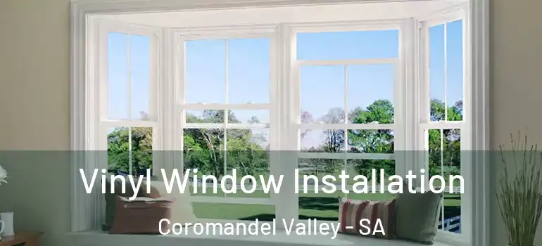 Vinyl Window Installation Coromandel Valley - SA