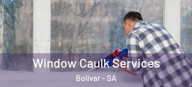 Window Caulk Services Bolivar - SA