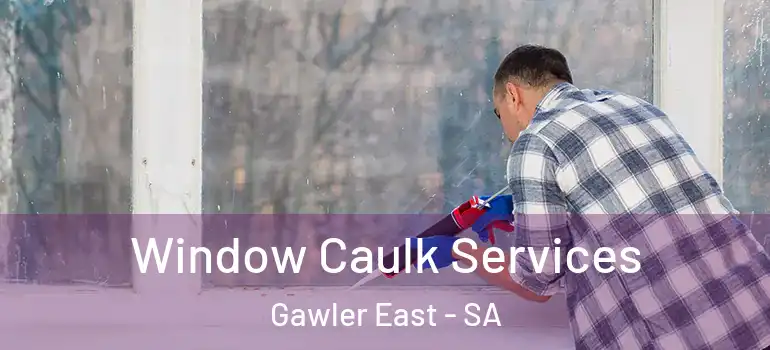 Window Caulk Services Gawler East - SA