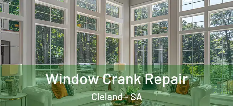 Window Crank Repair Cleland - SA