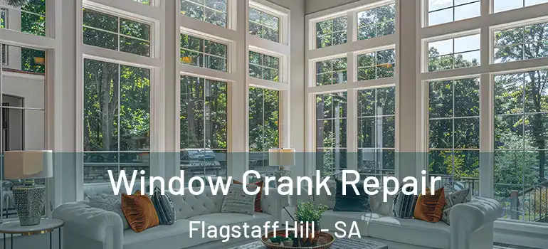 Window Crank Repair Flagstaff Hill - SA