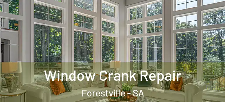 Window Crank Repair Forestville - SA