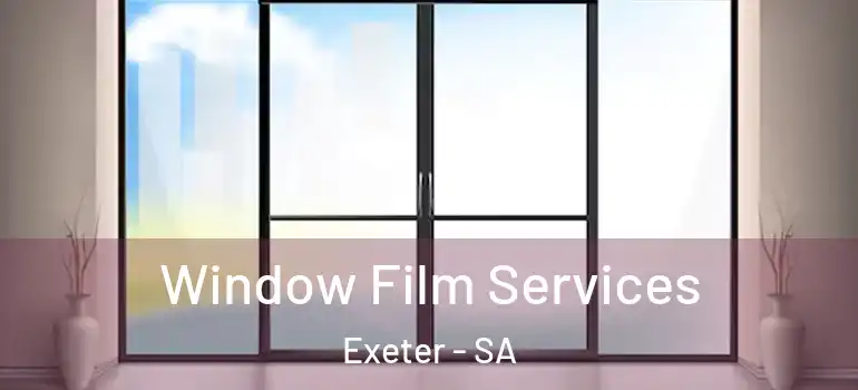 Window Film Services Exeter - SA