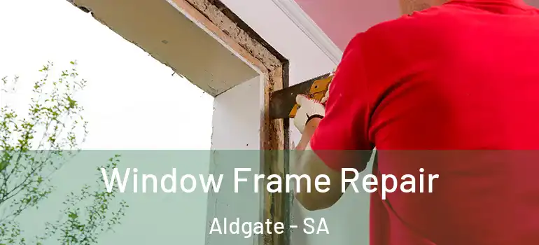 Window Frame Repair Aldgate - SA