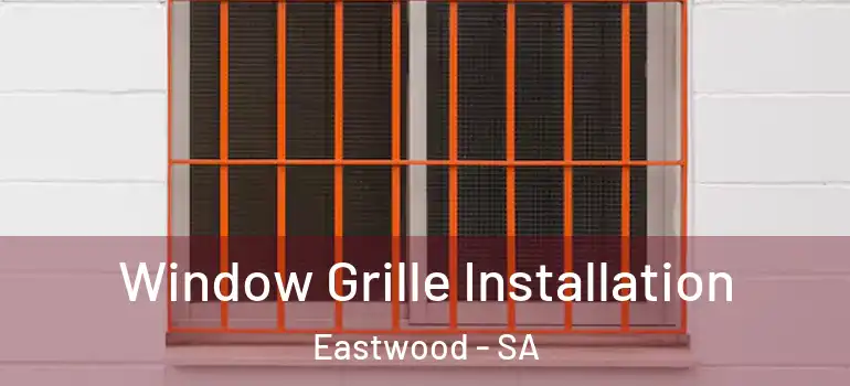 Window Grille Installation Eastwood - SA