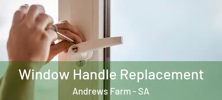Window Handle Replacement Andrews Farm - SA