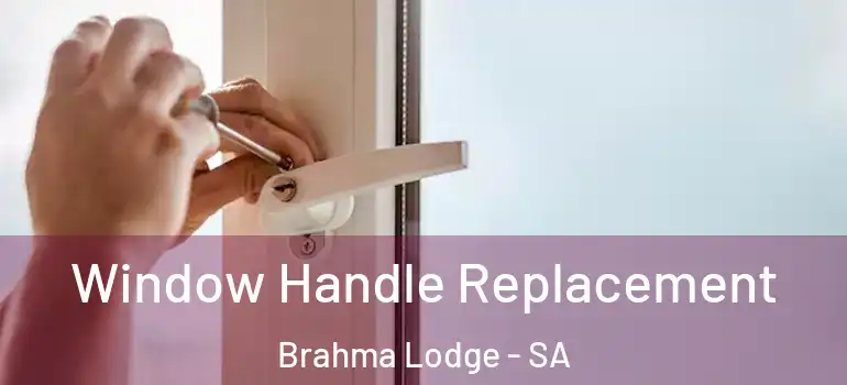 Window Handle Replacement Brahma Lodge - SA