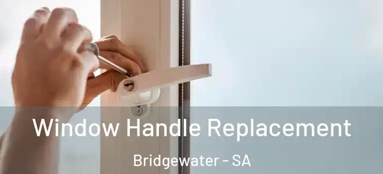 Window Handle Replacement Bridgewater - SA