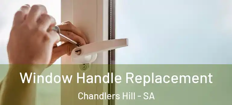 Window Handle Replacement Chandlers Hill - SA