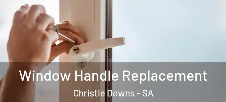 Window Handle Replacement Christie Downs - SA