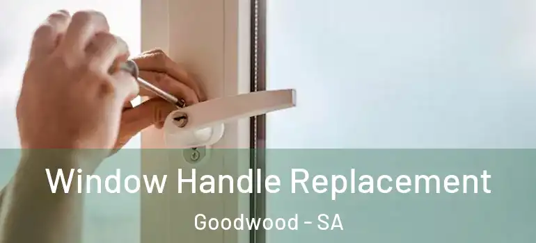  Window Handle Replacement Goodwood - SA