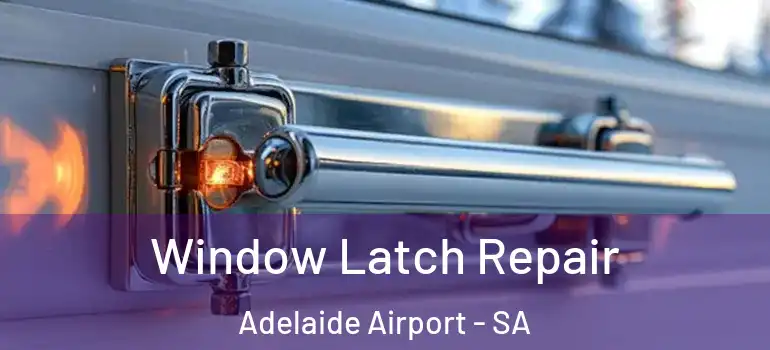 Window Latch Repair Adelaide Airport - SA
