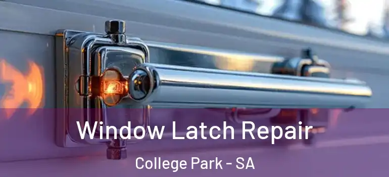 Window Latch Repair College Park - SA