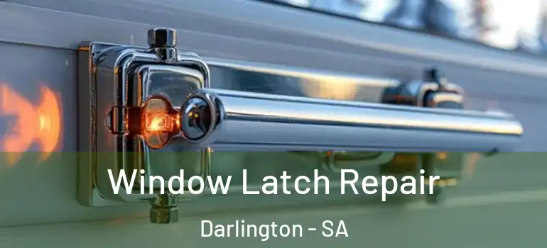 Window Latch Repair Darlington - SA