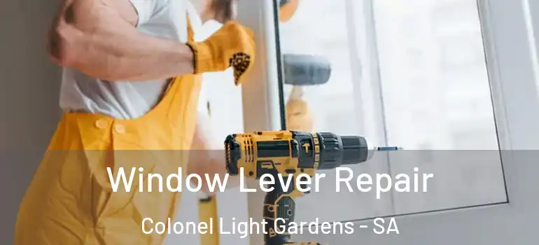Window Lever Repair Colonel Light Gardens - SA