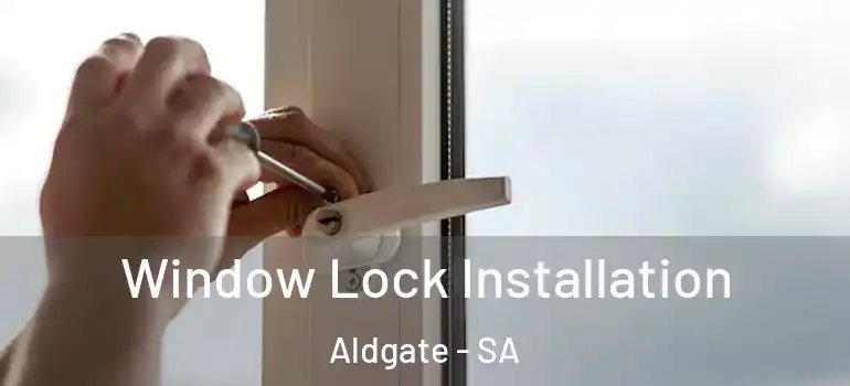  Window Lock Installation Aldgate - SA