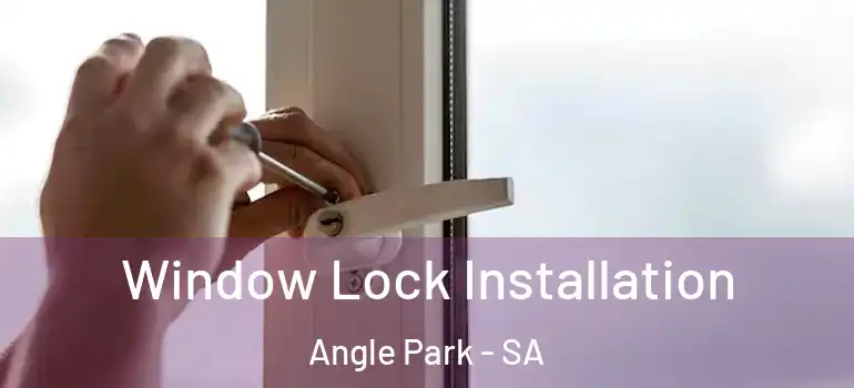 Window Lock Installation Angle Park - SA