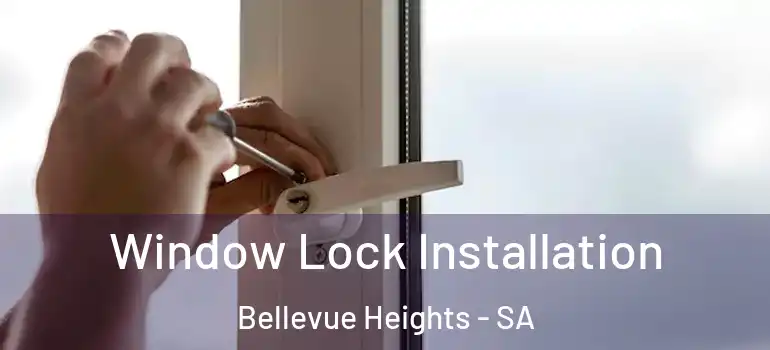 Window Lock Installation Bellevue Heights - SA