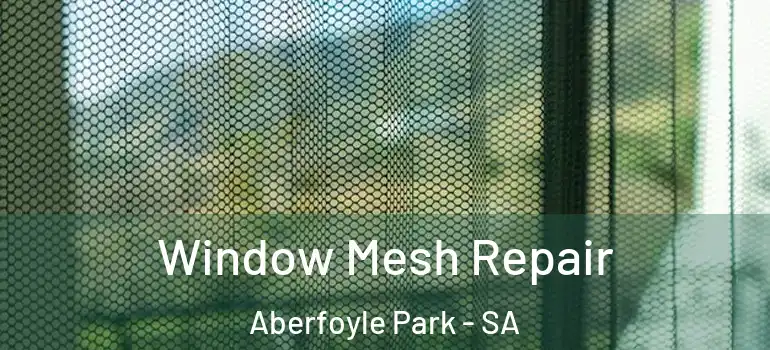 Window Mesh Repair Aberfoyle Park - SA